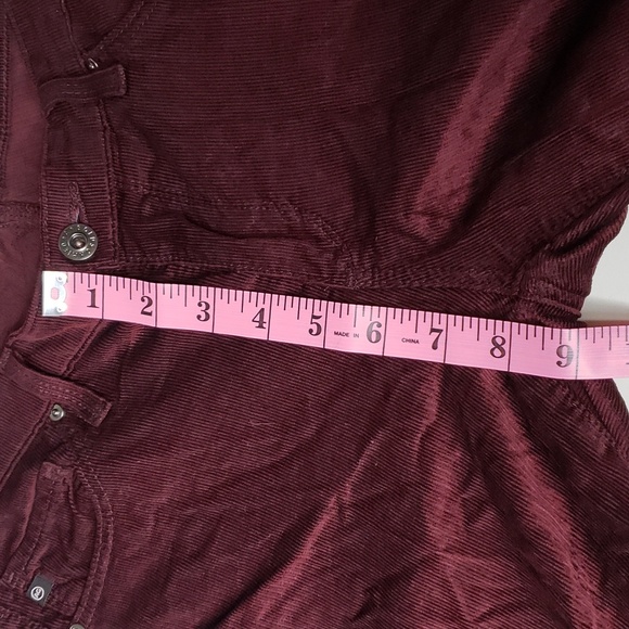 AG Adriano Goldschmied The Legging Low Rise Skinny Corduroy Jeans Size 26 Y2K - Picture 12 of 16